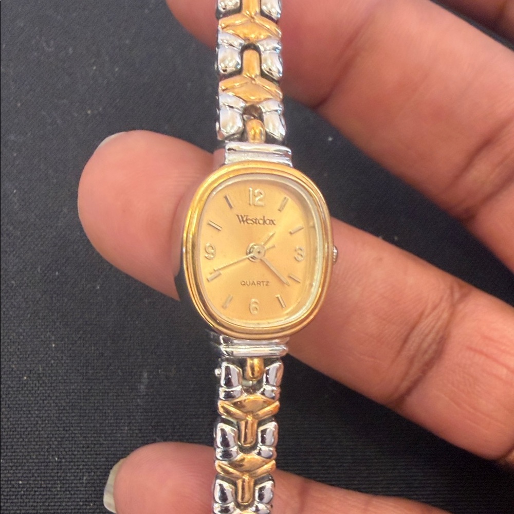 Westclox Women's Gold and Silver Quartz Watch
